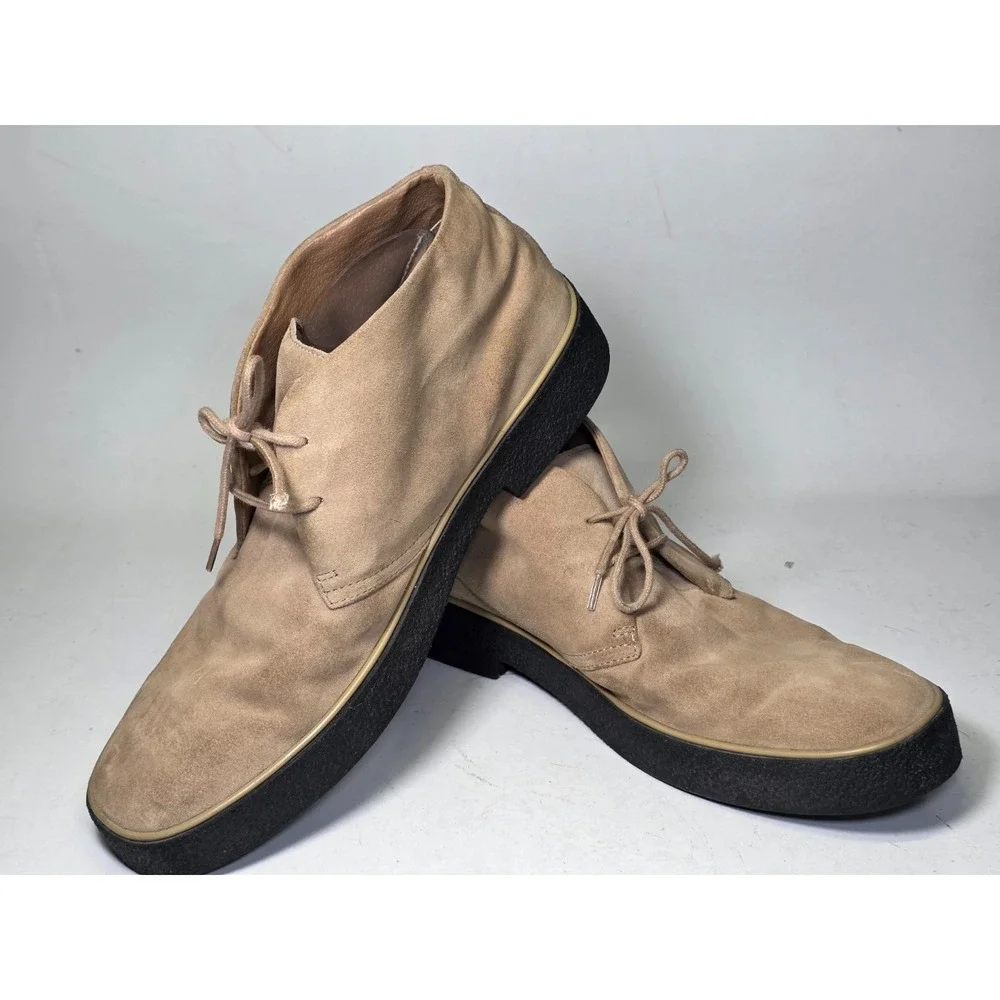 GBX Boots Men's Size 13‎ M Brown Suede Chukka Ankle Leather Lace Up Shoes